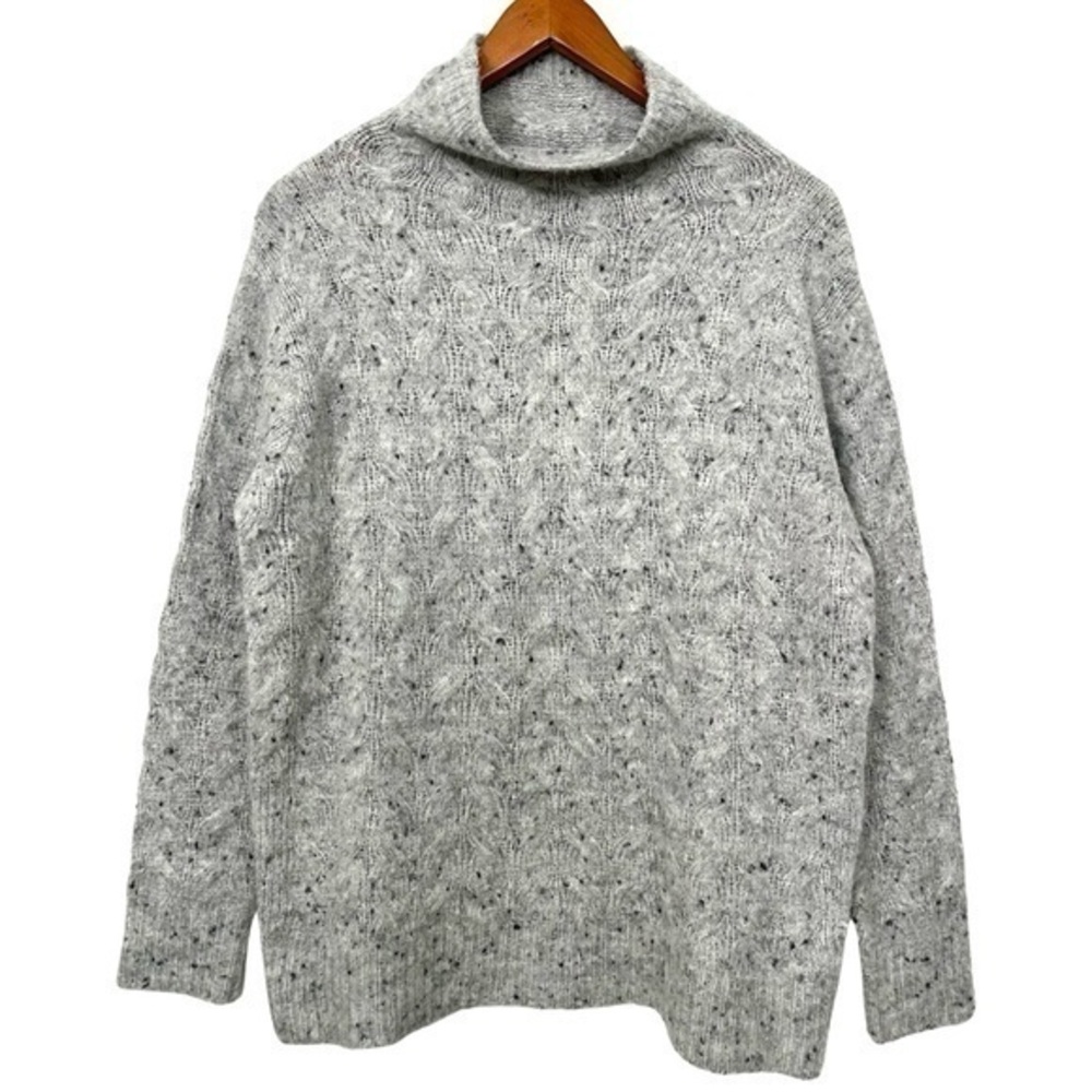 John + Jenn | Morrison Oversized Mock Neck Sweater in Pebble Beach - XS (NWT)